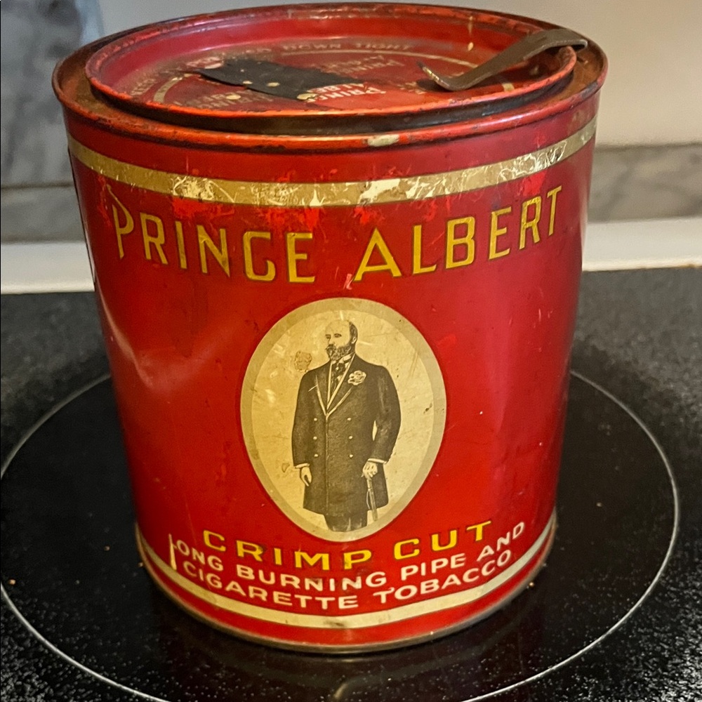 Prince Albert Tobacco Tin circa 1907